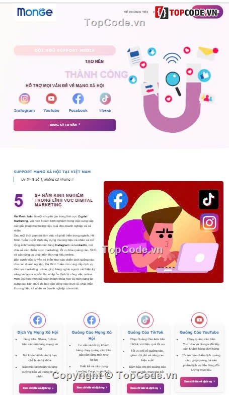 web dịch vụ,mạng xã hội,dịch vụ mạng xã hội,Sharecode Website Dịch Vụ Mạng Xã Hội